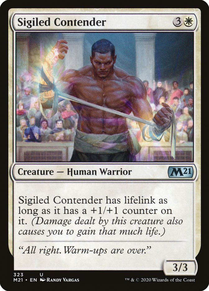 Sigiled Contender [Core Set 2021] | Devastation Store