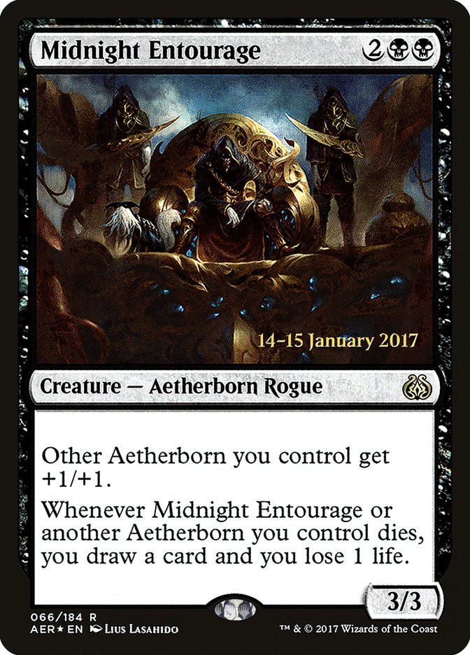 Midnight Entourage  [Aether Revolt Prerelease Promos] | Devastation Store