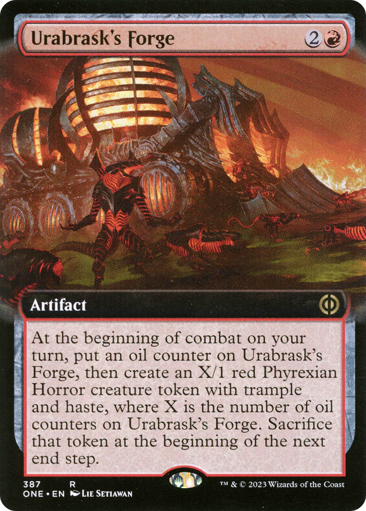 Urabrask's Forge (Extended Art) [Phyrexia: All Will Be One] | Devastation Store