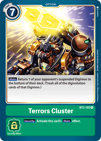 Terrors Cluster [BT2-102] [Release Special Booster Ver.1.0] | Devastation Store