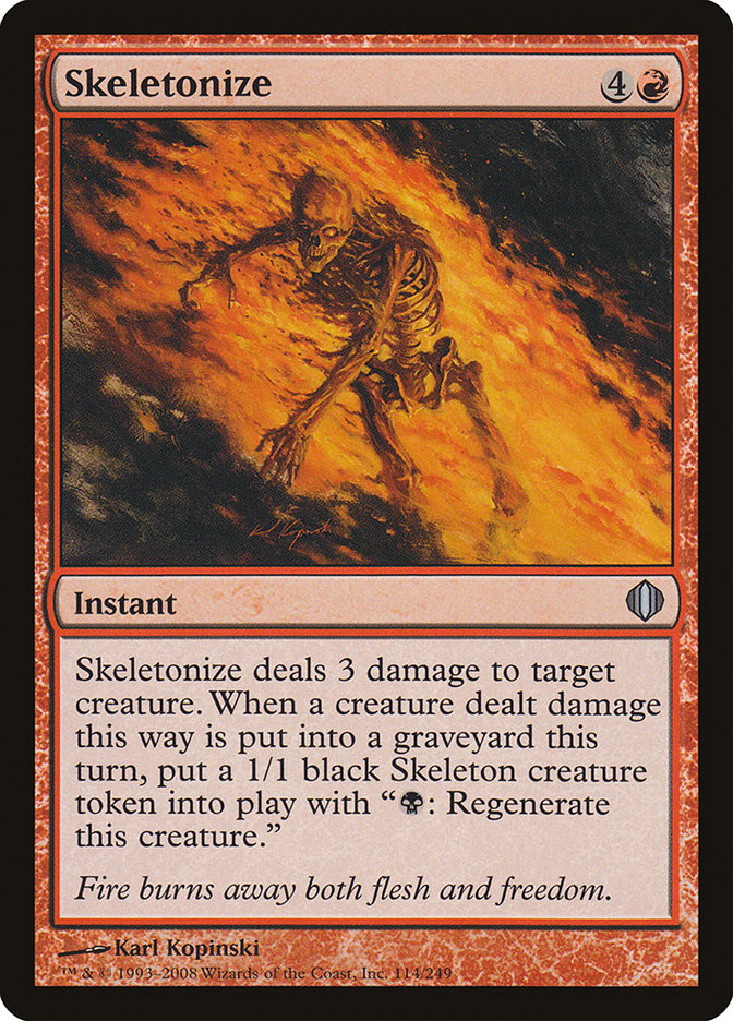 Skeletonize [Shards of Alara] | Devastation Store