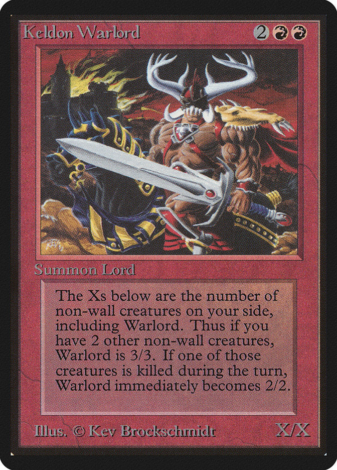 Keldon Warlord [Limited Edition Beta] | Devastation Store