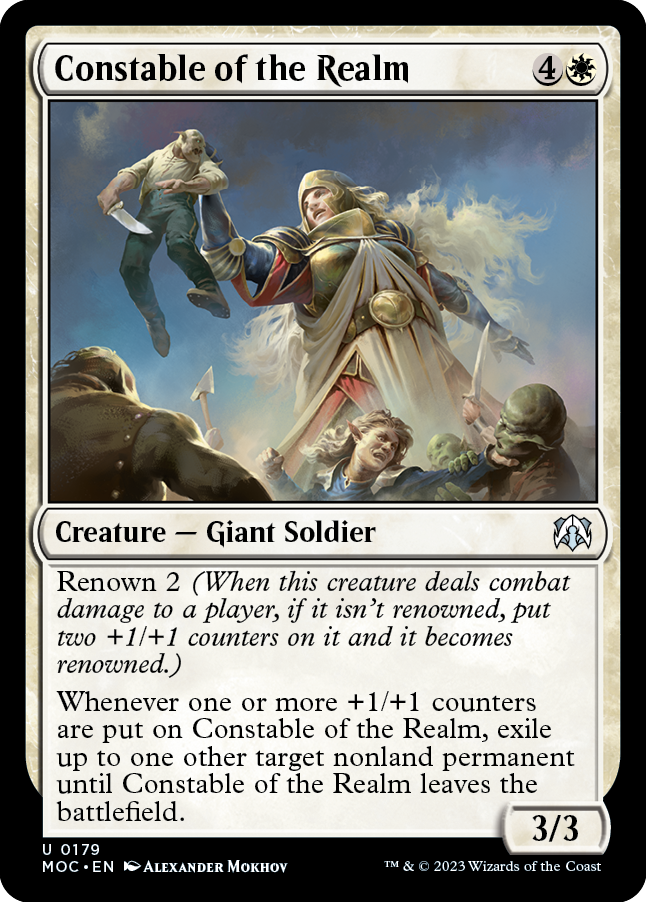 Constable of the Realm [March of the Machine Commander] | Devastation Store