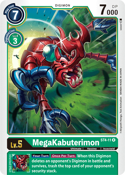 MegaKabuterimon [ST4-11] [Starter Deck: Giga Green] | Devastation Store