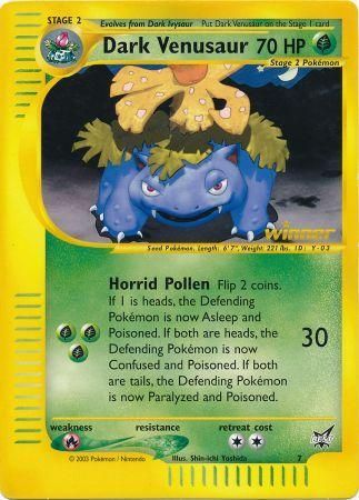 Dark Venusaur (7) (Jumbo Card) [Best of Promos] | Devastation Store