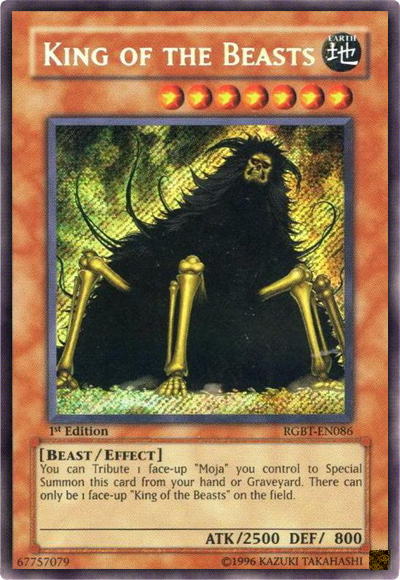 King of the Beasts [RGBT-EN086] Secret Rare | Devastation Store