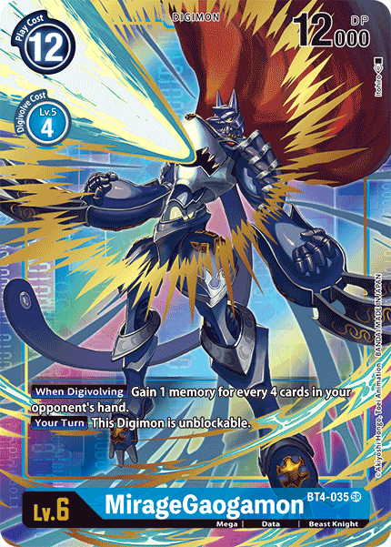 MirageGaogamon [BT4-035] (Alternate Art) [Great Legend] | Devastation Store