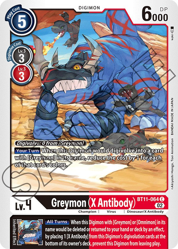 Greymon (X Antibody) [BT11-064] [Dimensional Phase] | Devastation Store