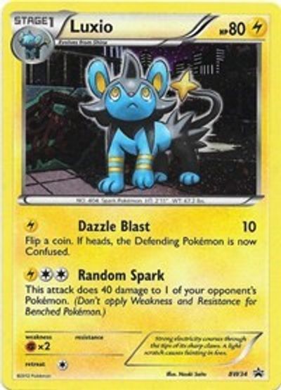 Luxio (BW34) (Cosmos Holo) [Black & White: Black Star Promos] | Devastation Store