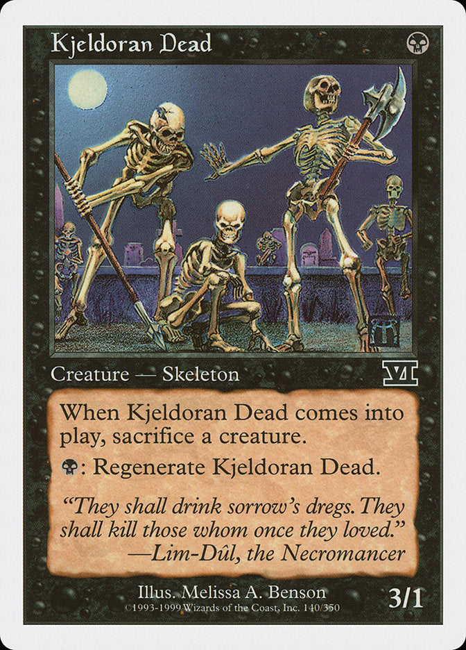 Kjeldoran Dead [Classic Sixth Edition] - Devastation Store | Devastation Store