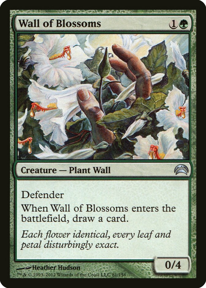 Wall of Blossoms [Planechase 2012] | Devastation Store