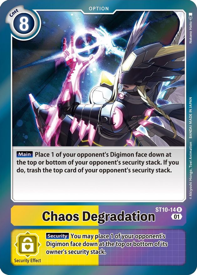 Chaos Degradation [ST10-14] [Starter Deck: Parallel World Tactician] | Devastation Store