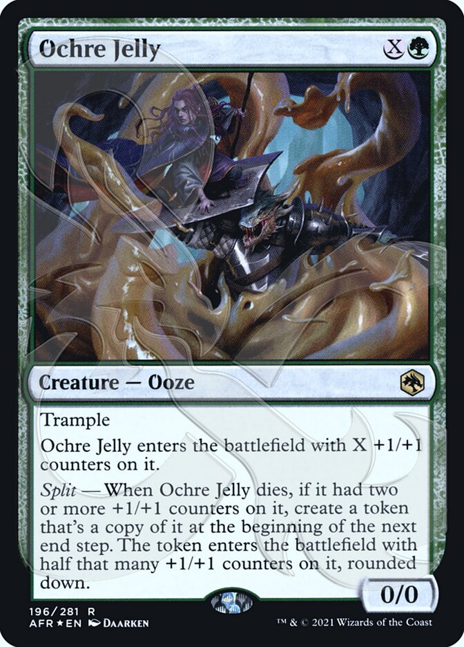 Ochre Jelly (Ampersand Promo) [Dungeons & Dragons: Adventures in the Forgotten Realms Promos] | Devastation Store
