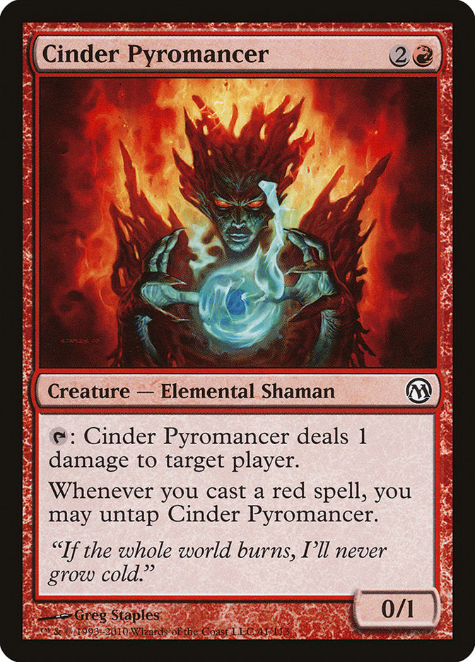Cinder Pyromancer [Duels of the Planeswalkers] - Devastation Store | Devastation Store