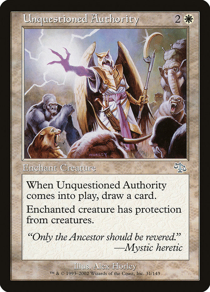 Unquestioned Authority [Judgment] | Devastation Store