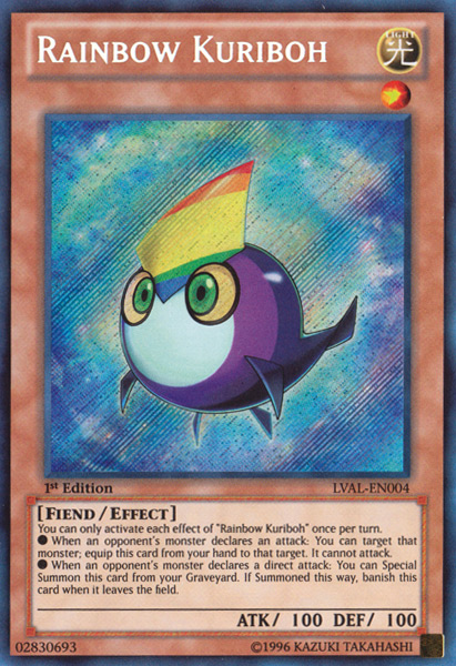 Rainbow Kuriboh [LVAL-EN004] Secret Rare | Devastation Store