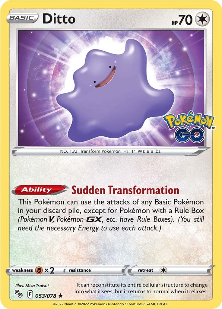 Ditto (053/078) [Pokémon GO] | Devastation Store