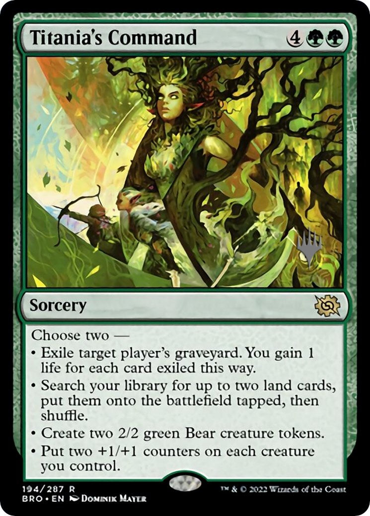 Titania's Command (Promo Pack) [The Brothers' War Promos] | Devastation Store