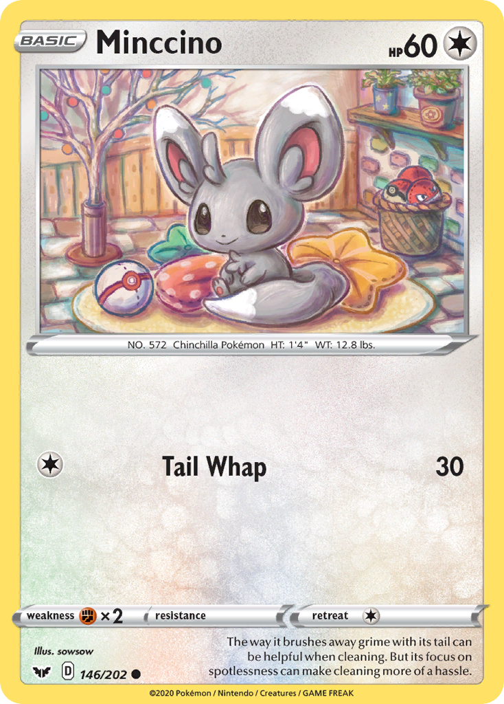 Minccino (146/202) [Sword & Shield: Base Set] | Devastation Store