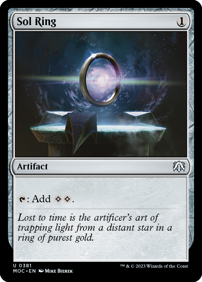 Sol Ring [March of the Machine Commander] | Devastation Store