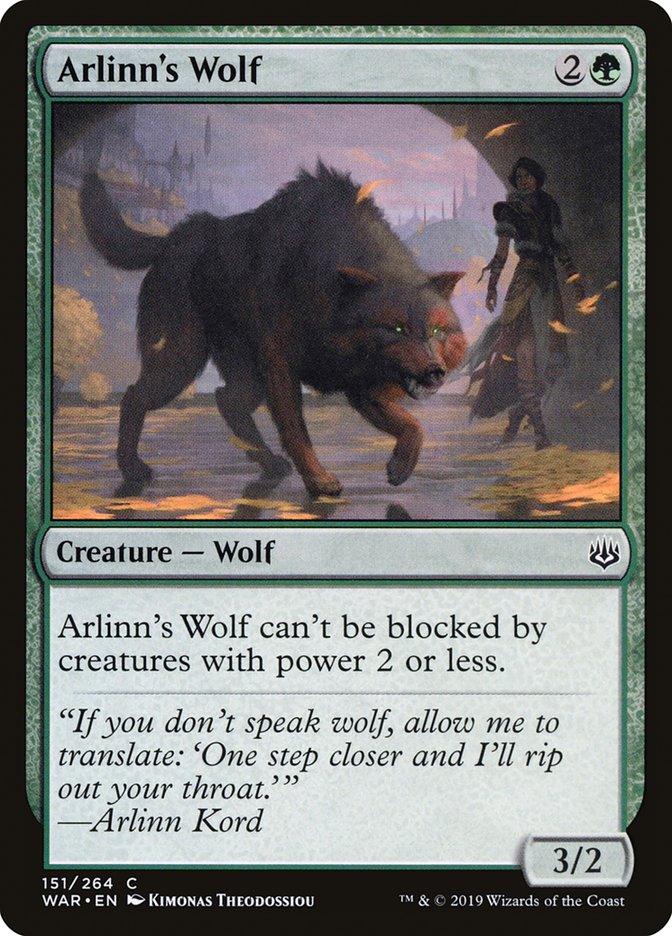 Arlinn's Wolf [War of the Spark] | Devastation Store