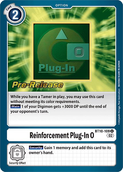 Reinforcement Plug-In 0 [BT10-109] [Xros Encounter Pre-Release Cards] | Devastation Store