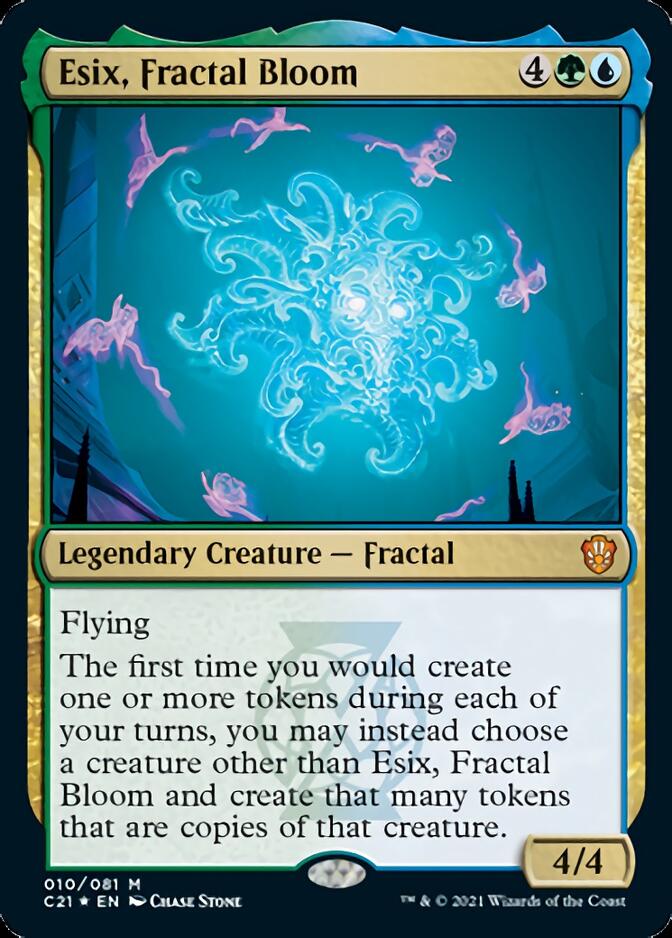 Esix, Fractal Bloom [Commander 2021] | Devastation Store