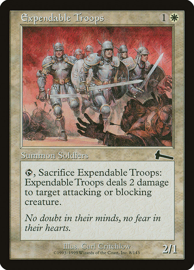 Expendable Troops [Urza's Legacy] | Devastation Store