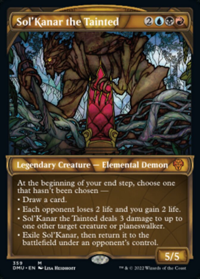 Sol'Kanar the Tainted (Showcase Textured) [Dominaria United] | Devastation Store