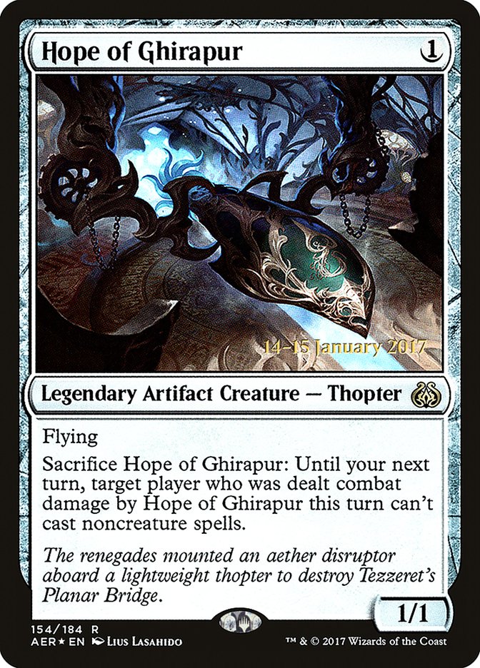 Hope of Ghirapur  [Aether Revolt Prerelease Promos] | Devastation Store