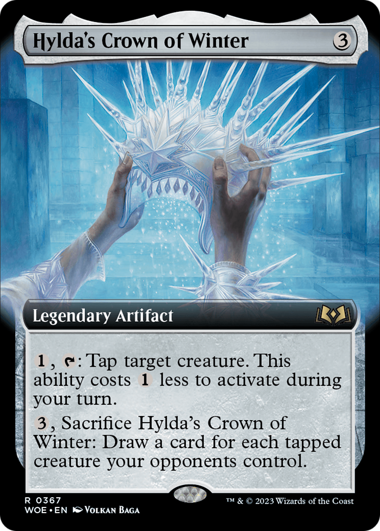 Hylda's Crown of Winter (Extended Art) [Wilds of Eldraine] | Devastation Store