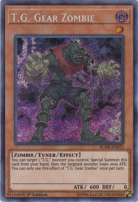 T.G. Gear Zombie [BLHR-EN023] Secret Rare | Devastation Store