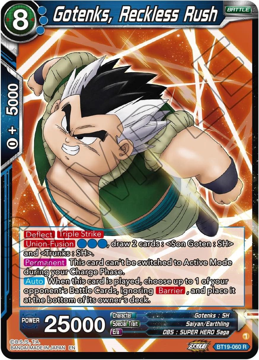 Gotenks, Reckless Rush (BT19-060) [Fighter's Ambition] | Devastation Store