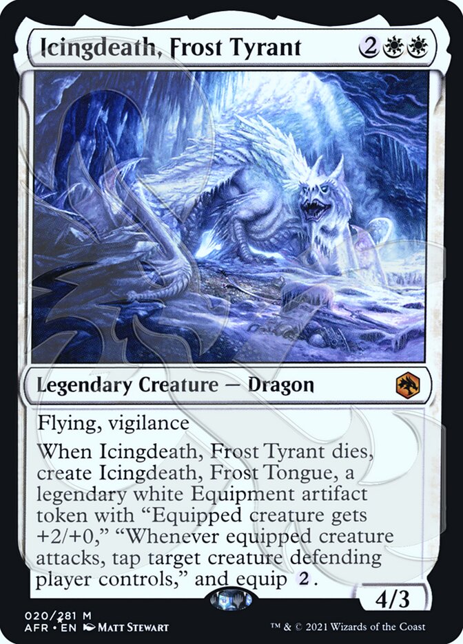 Icingdeath, Frost Tyrant (Ampersand Promo) [Dungeons & Dragons: Adventures in the Forgotten Realms Promos] | Devastation Store