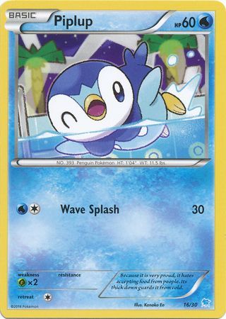 Piplup (16/30) [XY: Trainer Kit 3 - Suicune] | Devastation Store