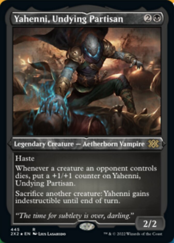 Yahenni, Undying Partisan (Foil Etched) [Double Masters 2022] | Devastation Store