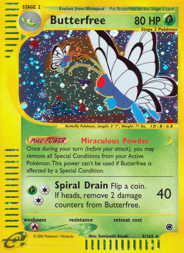 Butterfree (5/165) [Expedition: Base Set] | Devastation Store