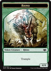 Rhino (013) // Spirit (016) Double-sided Token [Modern Horizons Tokens] | Devastation Store