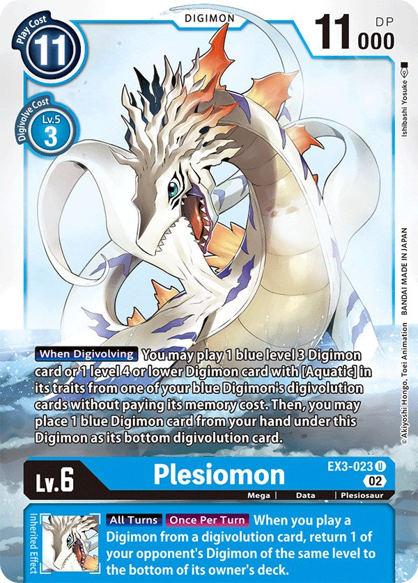 Plesiomon [EX3-023] [Draconic Roar] | Devastation Store