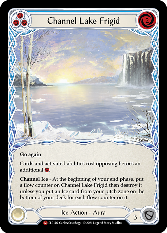 Channel Lake Frigid [ELE146] (Tales of Aria)  1st Edition Rainbow Foil | Devastation Store