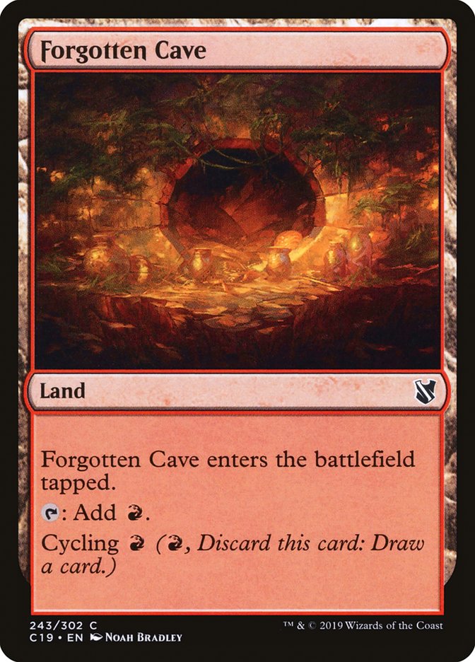 Forgotten Cave [Commander 2019] | Devastation Store