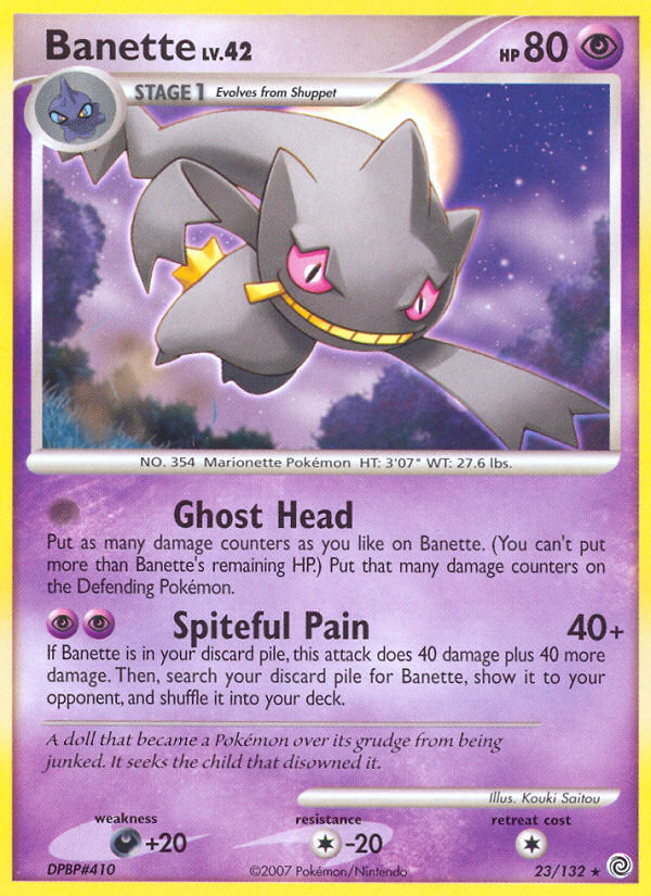 Banette (23/132) [Diamond & Pearl: Secret Wonders] | Devastation Store