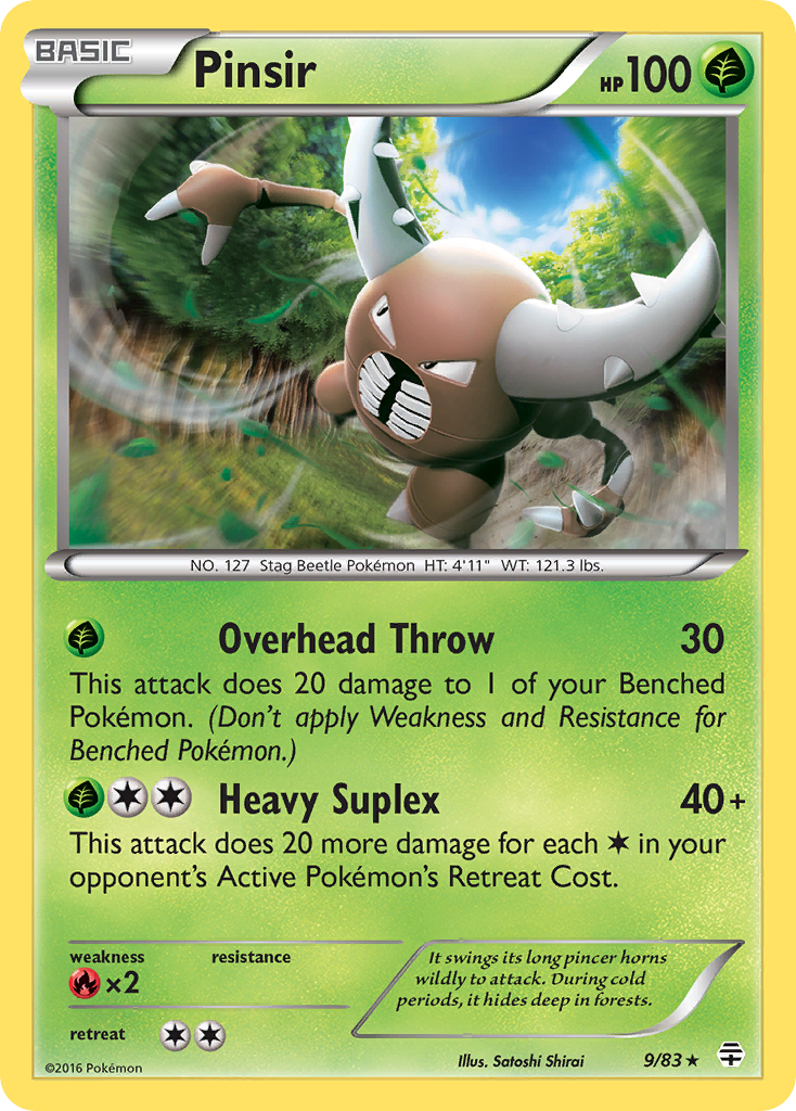 Pinsir (9/83) [XY: Generations] | Devastation Store