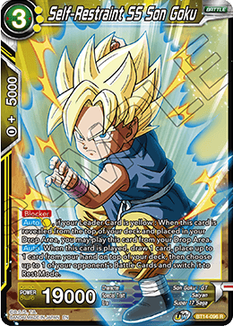 Self-Restraint SS Son Goku (BT14-096) [Cross Spirits] | Devastation Store
