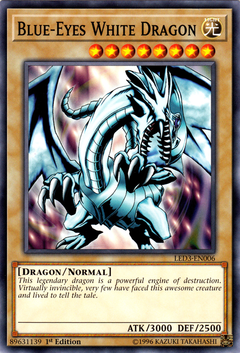 Blue-Eyes White Dragon [LED3-EN006] Common | Devastation Store