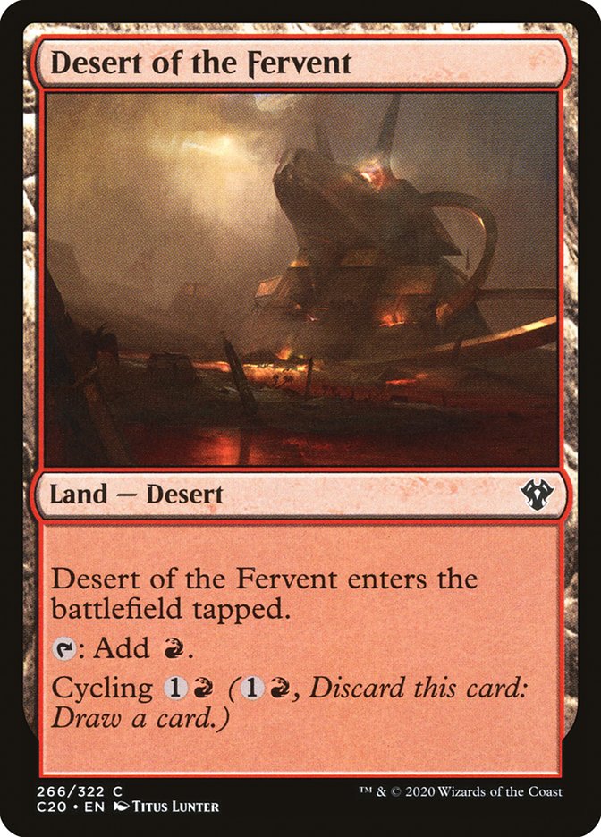 Desert of the Fervent [Commander 2020] | Devastation Store