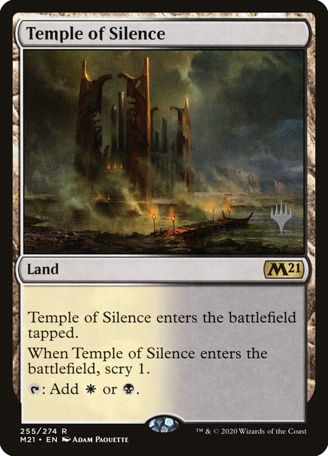 Temple of Silence (Promo Pack) [Core Set 2021 Promos] | Devastation Store
