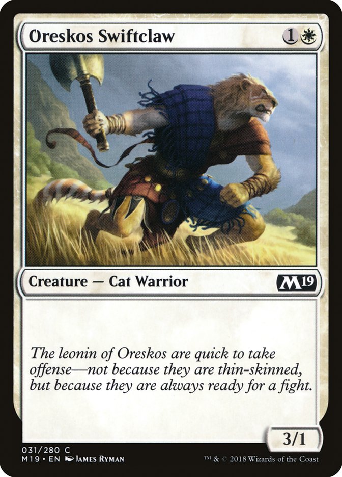 Oreskos Swiftclaw [Core Set 2019] - Devastation Store | Devastation Store