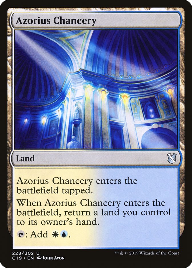 Azorius Chancery [Commander 2019] | Devastation Store