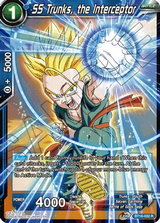 SS Trunks, the Interceptor [BT16-032] | Devastation Store